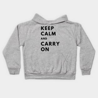 Keep Calm and Carry On Kids Hoodie